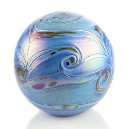Grote Kristalglazen Bol-Urn Elan Oceanblue (4 liter)
