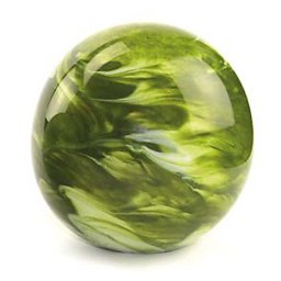 Middelgrote Kristalglazen Bol Urn Elan Marble Green (1.5 liter)
