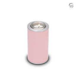 Urn met Waxinelichtje Roze - Matzilver Sieranden (0.4 liter)