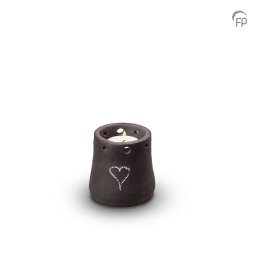 Keramische Mini Urn met Waxinelichtje, Beschrijfbaar (0.1 liter)
