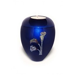 Urn met Waxinelichtje Lelies (0.1 liter)