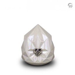 Kleine Keramische Diamant Urn (1.5 liter)