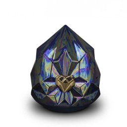 Medium Keramische Diamant Urn (2.3 liter)