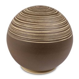 Grote Keramische Bol Urn Antraciet (3 liter)