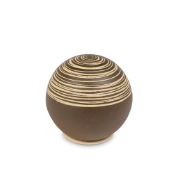 Mini Keramische Bol Urn Antraciet (0.25 liter)