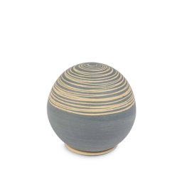 Mini Keramische Bol Urn Grey Slib (0.25 liter)