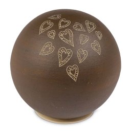 Grote Keramische Bol Urn Hartjes (3 liter)