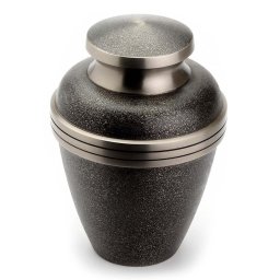 Grote Messing Urn Antraciet Gevlekt (3.7 liter)