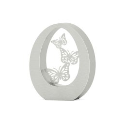 XL RVS Oval Butterflies Asbeeld (7 liter)