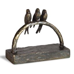 Mini Asbeeldje Drie Treurende Vogeltjes (0.05 liter)