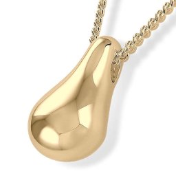 Gouden Ashanger Traan inclusief Collier
