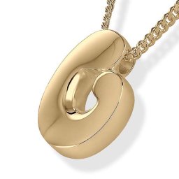 Gouden Ashanger Moeder en Kind inclusief Collier