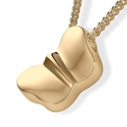 Gouden Ashanger Vlinder inclusief Collier