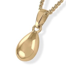 Gouden Ashanger Traan inclusief Collier