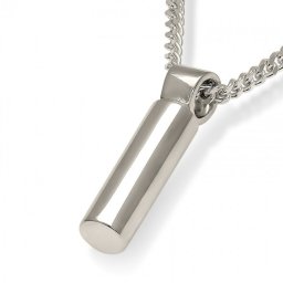 Zilveren Rond Buisvormig Assieraad inclusief Collier