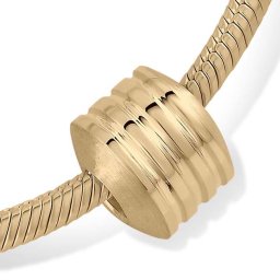 Strak Design Gouden Memorial Asbead 3 Strengen
