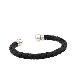 Lamsleder Armbandje, Zilveren Asruimtes