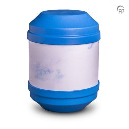 Biologisch Afbreekbare Eco Urn Blauw, Beschrijfbaar (4 liter)