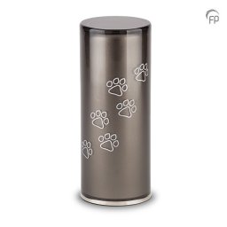 Medium Kristalglazen Cilinder Dieren Urn Black (1 liter)