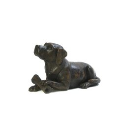 Honden Urn of Asbeeld Hond met Bot (3 liter)