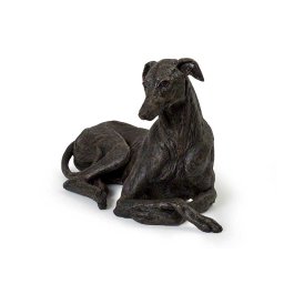 Honden Urn of Asbeeld Liggende Greyhound (ca. 2 liter)