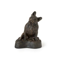 Honden Urn of Asbeeld Zittende Franse Bulldog (0.5 liter)