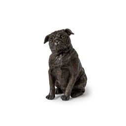Honden Urn of Asbeeld Zittende Mopshond (ca. 1.2 liter)