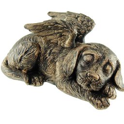 Honden Urn of Honden Asbeeld, Hond met Engel Vleugels (1 liter)