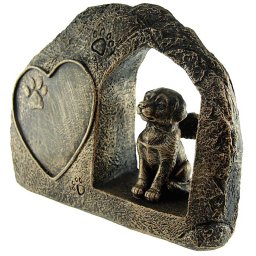 Honden Urn of Honden Asbeeld, Hond met Engel Vleugels (0.75 liter)