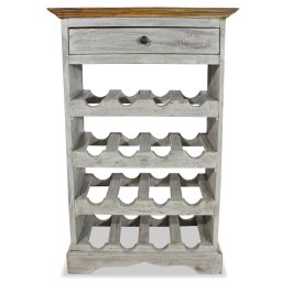 vidaXL Wijnrek 55x23x85 cm massief mahoniehout