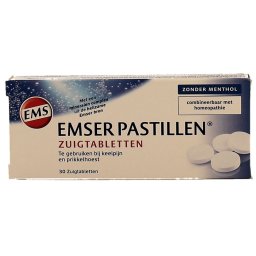 Emser Pastillen Zonder Menthol Zuigtabletten
