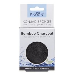Skoon Konjac Sponge Bamboo Charcoal