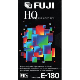 VHS videoband Fuji HQ 3-uurs E180 (1 band)