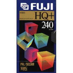 Fuji VHS videoband HQ+ 240 (4 uur)