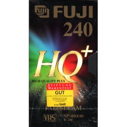 Fuji VHS videoband HQ+ E-240 (1 band) 4 uur