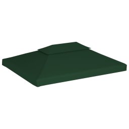 vidaXL Vervangend tentdoek prieel 310 g/m² 3x4 m groen