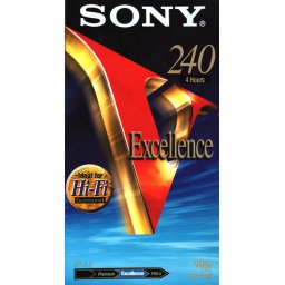 Sony VHS videoband V 240 HiFi Excellence 4-uur