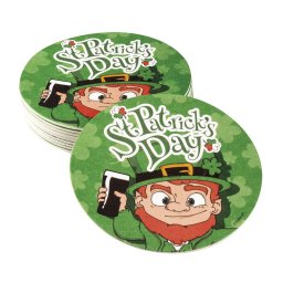 10 Bierviltjes St Patrick's Day (10 cm)