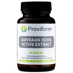 Proviform Saffraan 30mg Active Extract Vegicaps