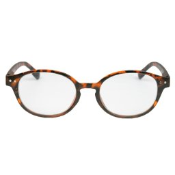 Melleson Optics Leesbril +3.00 Mat Havanna Rond
