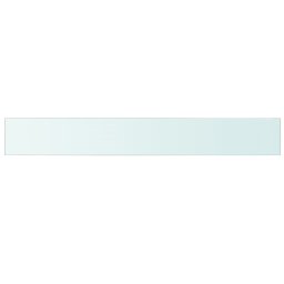 vidaXL Wandschap transparant 110x15 cm glas