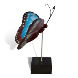 Grote Houten Asvlinder Blauwe Morpho (0.003 liter)