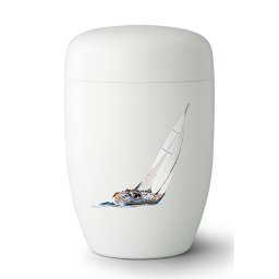 Design Urn Sail Away - Zeilboot (4 liter)