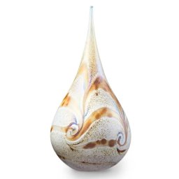 Grote Kristalglazen Traan Urn Elan Ivory (1.6 liter)