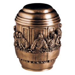 Bronzen Urn Het Laatste Avondmaal (4.5 liter)