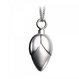 Kleine Ashanger Bloemknop Zilver