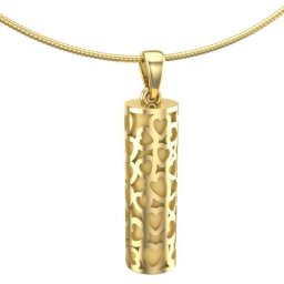 Gouden Assieraad Buis met Hartjes