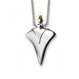 Zilveren Ashanger Harm Bron Design Flesje met Jade