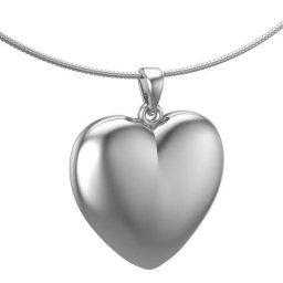 Ashanger Groot Hart Zilver