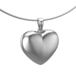 Ashanger Mooi Hart Zilver